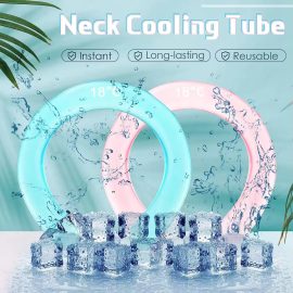 Cooling Neck Ring Cooling Neck Hanger Wraps Instant Neck Cooling Tube for Summer Outdoor Exercise