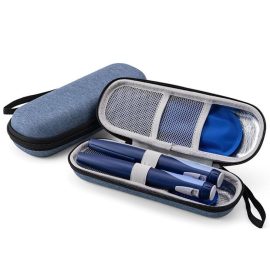 High Quality Waterproof Custom Logo Safety Small Insulated Eva Insulin Pen Cooler Box Travel Case