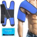 Polyester Fabric  Shoulder Back Pain Relief Wrap Gel Ice Pack Wrap Hot Cold Belt for Waist - Image 2