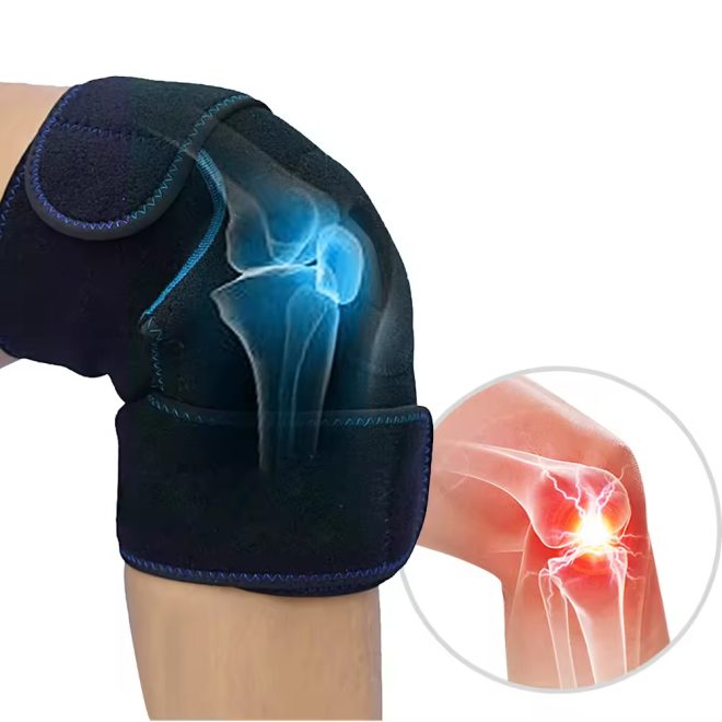 Hot and Cold Available Compression Ice Pack for Knee - Cold Therapy Knee Moist Heat Pack Ice Pack Wrap for Injuries - Image 5