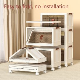 Double Door Stackable Large Capacity Storage Box