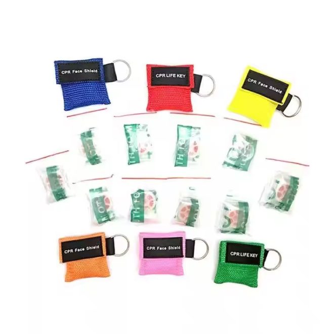 CPR Mask_CPR Face Shield Key Ring_key Chain for First Aid Training - Image 2