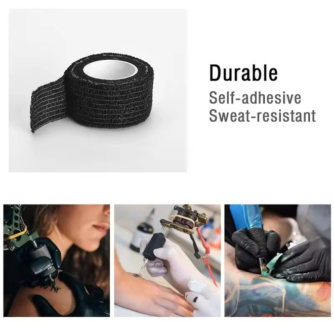 Custom Elastic Self-Adherent Tattoo Grip Cover Sports Self-Adhesive Bandage Wrap Permanent Makeup Accessories - Image 2