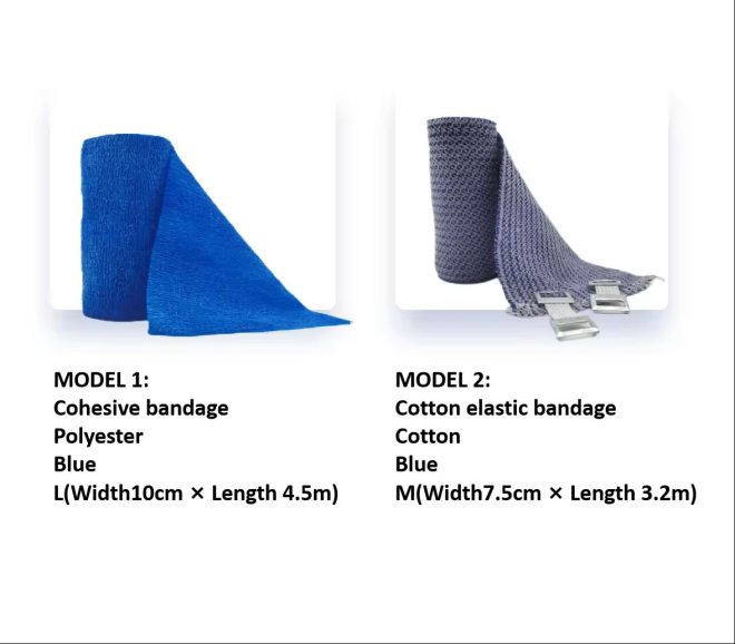 Medical Elastic Compress Cold Cooling Bandage with Methol for Muscle Pain Relief - Image 2