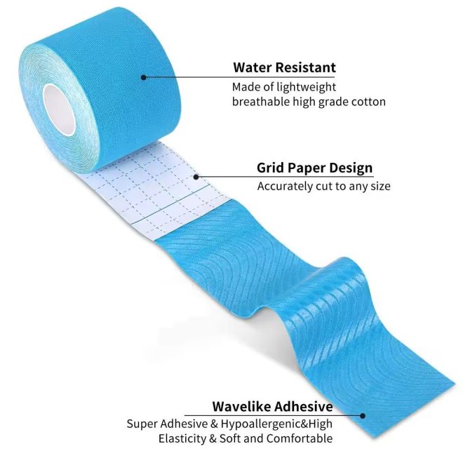 New Arrival Athletic Kinesiology Tape Breathable Knee Muscle Patch for Pain Relief Sports Tape - Image 5