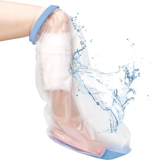 New Design  Anti-slip Mat Adult Half Leg Waterproof Cast Cover for Shower