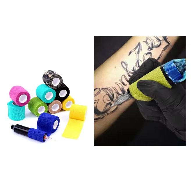Custom Elastic Self-Adherent Tattoo Grip Cover Sports Self-Adhesive Bandage Wrap Permanent Makeup Accessories - Image 5