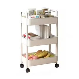 Home Use Multi-layer Small Trolley Storage Rack, Floor-standing Organizer